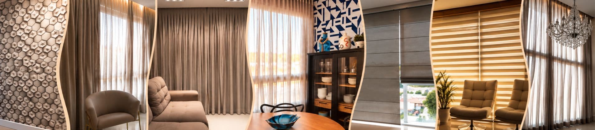 Belli Finestra Cortinas, Persianas, Decorações e Papel de Parede